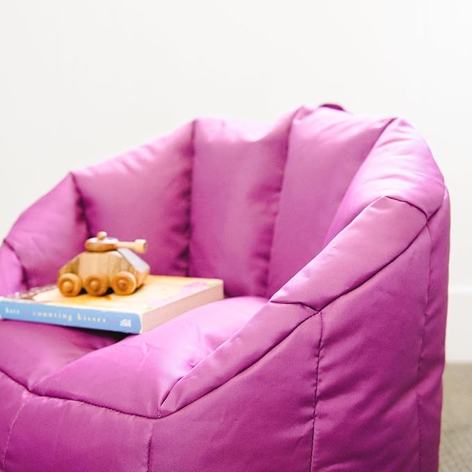 Big Joe Milano Kid's Beanbag Chair Pink Passion Smartmax