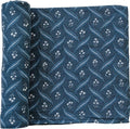 Mebie Baby Navy Berry Muslin Swaddle, Modern and Neutral Swaddle Blanket for Baby Girl or Boy, Soft Baby Blankets, Newborn Swaddle Blanket, 0-3 Month, Comfy Wrap, Baby Essentials & Gifts