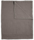 Little Unicorn Premium Quilted Throw | Super Soft, Multi-Layered Muslin XL Blanket| Great for Kids & Families (Mocha)