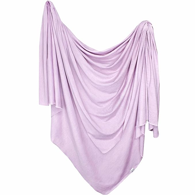 Copper Pearl Baby Swaddle Blanket - Premium Knit Baby Blanket, Large Soft Stretchy Receiving Blankets for Baby Boy and Girl, Swaddles for Newborn, Infant, and Toddler (Lily)