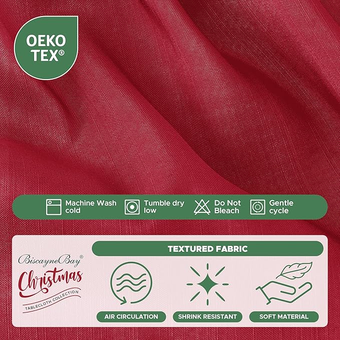 Biscaynebay Wrap Around Bed Skirts for Queen Beds with Short Drop of 12", Red Adjustable Elastic Dust Ruffles Easy Fit Wrinkle Resistant Silky Luxurious Fabric Machine Washable