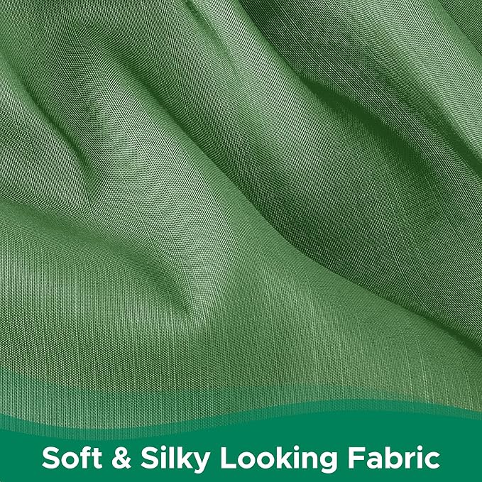 Biscaynebay Wrap Around Bed Skirts for King & Cal King Beds 19" Long Drop, Sage Adjustable Elastic Dust Ruffles Easy Fit Wrinkle Resistant Silky Luxurious Fabric Machine Washable