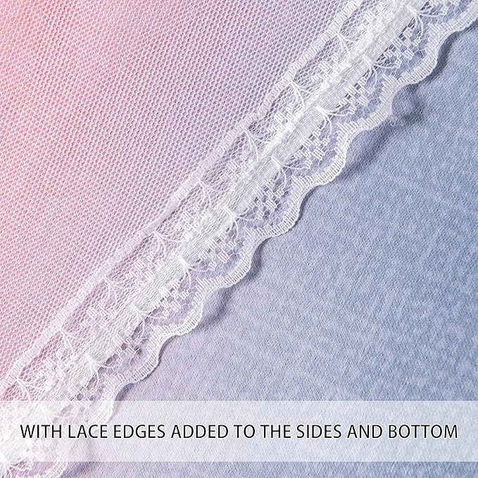 XiDi Girls Blackout Curtains for Bedroom Decor 54 inches Long Window Curtains Colorful Rainbow Design 2 Panel Sets, Kids Room Unicorn Princess Theme Home Decor Ombre Drapes Grey/Pink/Purple W34 X L54