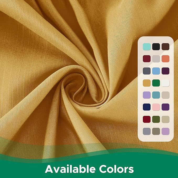 Biscaynebay Wrap Around Bed Skirts for Full & Full XL Beds 15" Drop, Christmas Gold Adjustable Elastic Dust Ruffles Easy Fit Wrinkle & Fade Resistant Silky Luxurious Fabric Machine Washable
