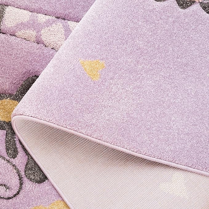 SAFAVIEH Carousel Kids Collection Runner Rug - 2' x 8', Purple, Animal Design, Easy Care & Non-Shedding, Ideal for High Traffic Areas for Boys & Girls in Playroom, Nursery (CRK120V-28)